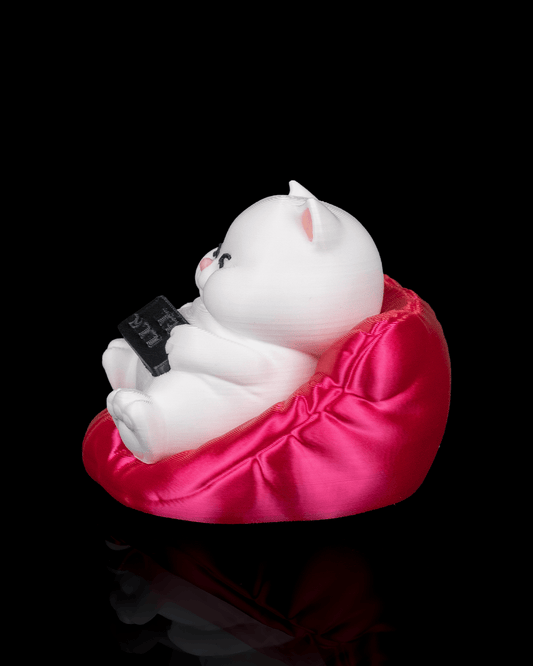 Chubby Cat - Figurină Decorativă/Breloc