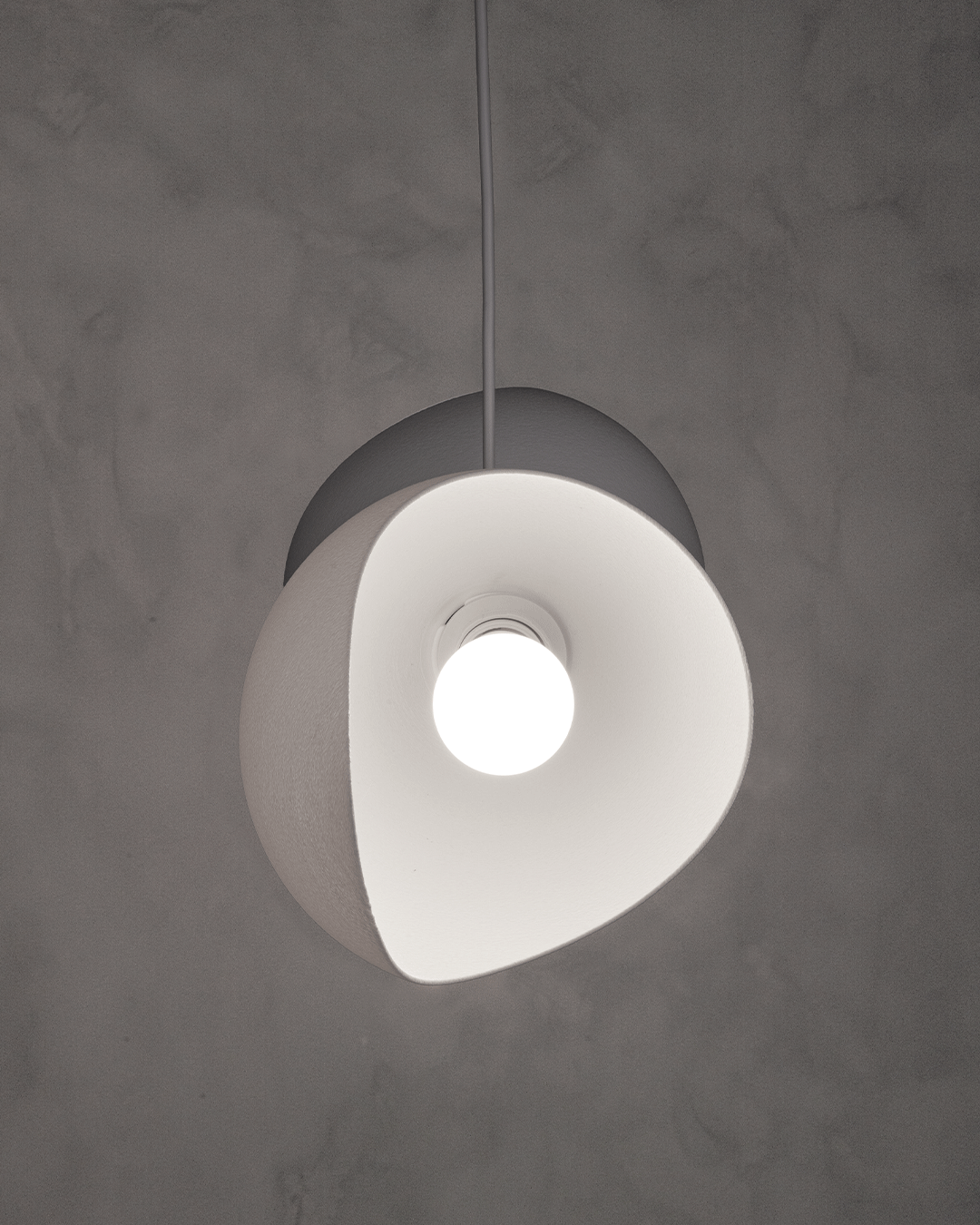Lustră Eclipse Pendant Light - Design Organic Minimalist Imprimat 3D