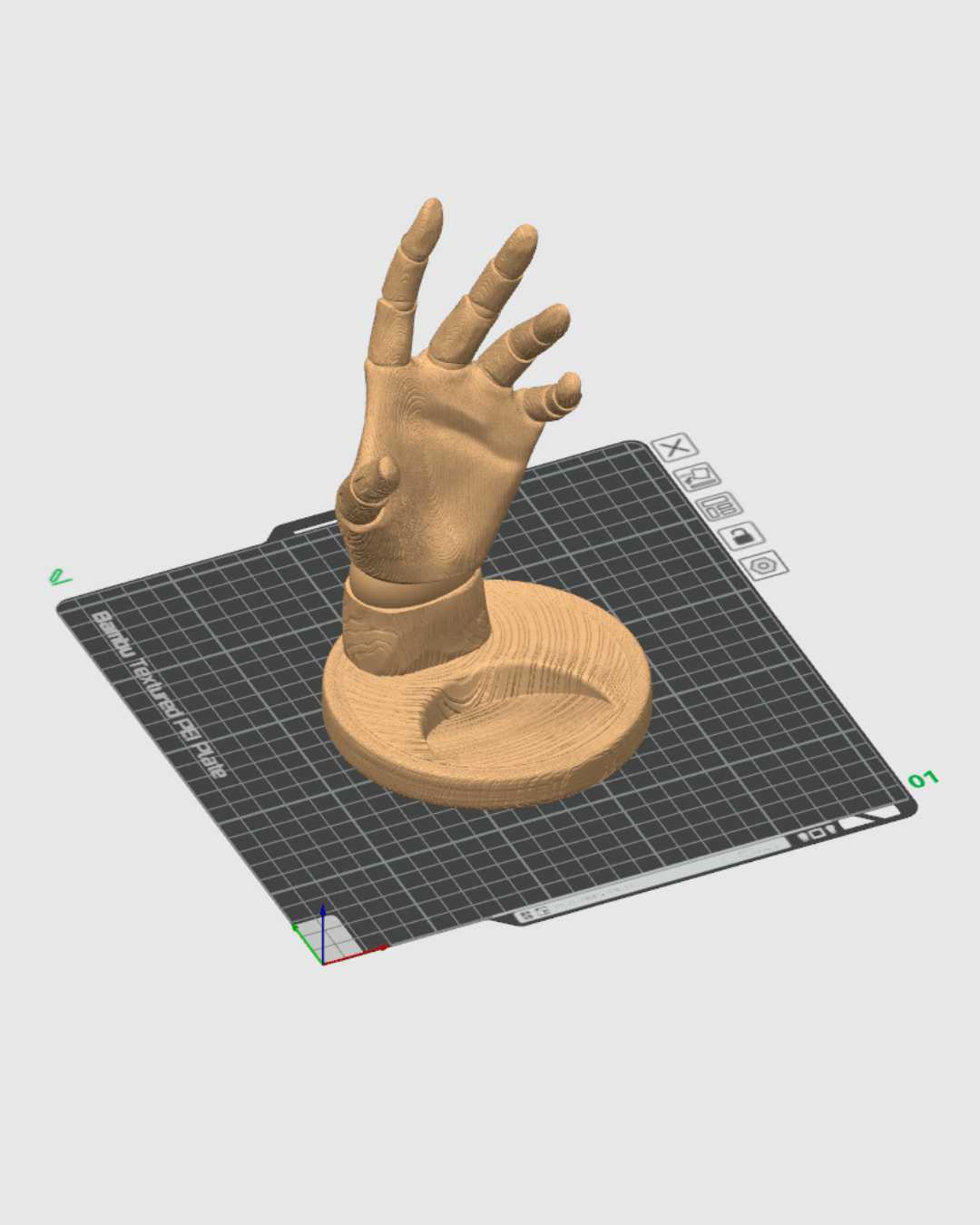 Suport de Vin "Mâna Artistului"