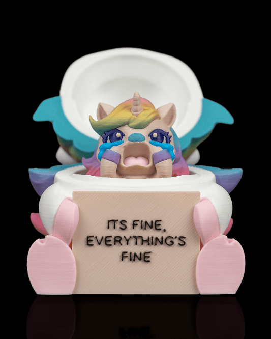 Lovely Unicorn: Totul e Bine! Figurină cu Mesaj și Cutie Secretă