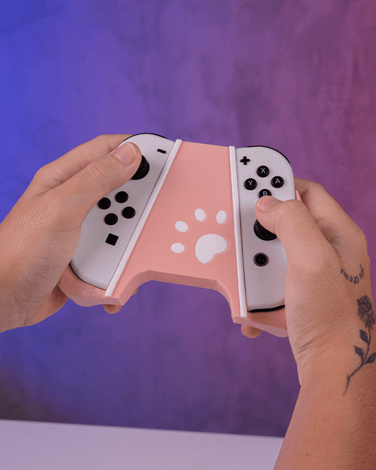 Suport Ergonomic Pawprint - Dual Controller Grip pentru Joy-Con
