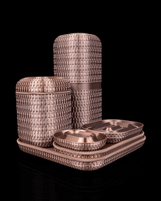 Set Organizator de Baie "Rattan Retreat"