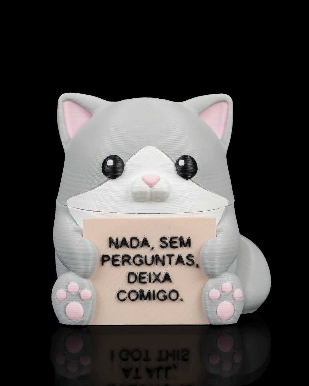 Fine Cat - Pisica 'No questions' cu Surpriză Interior