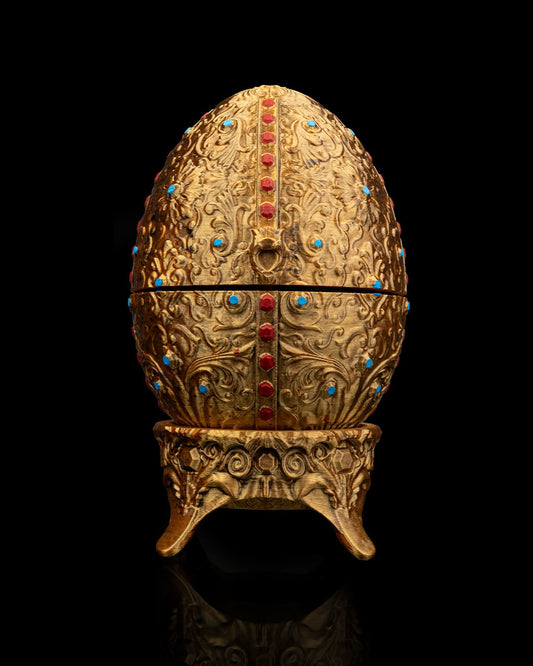 Cutie de Bijuterii Ou Sovereign Shell - Detalii Regale Imprimate 3D