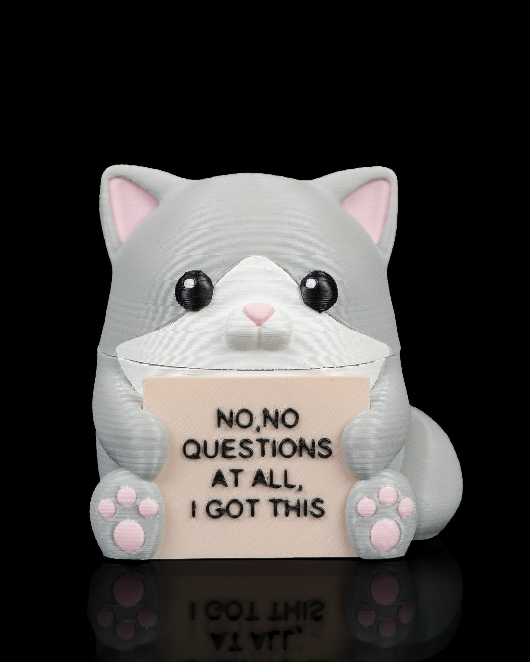 Fine Cat - Pisica 'No questions' cu Surpriză Interior