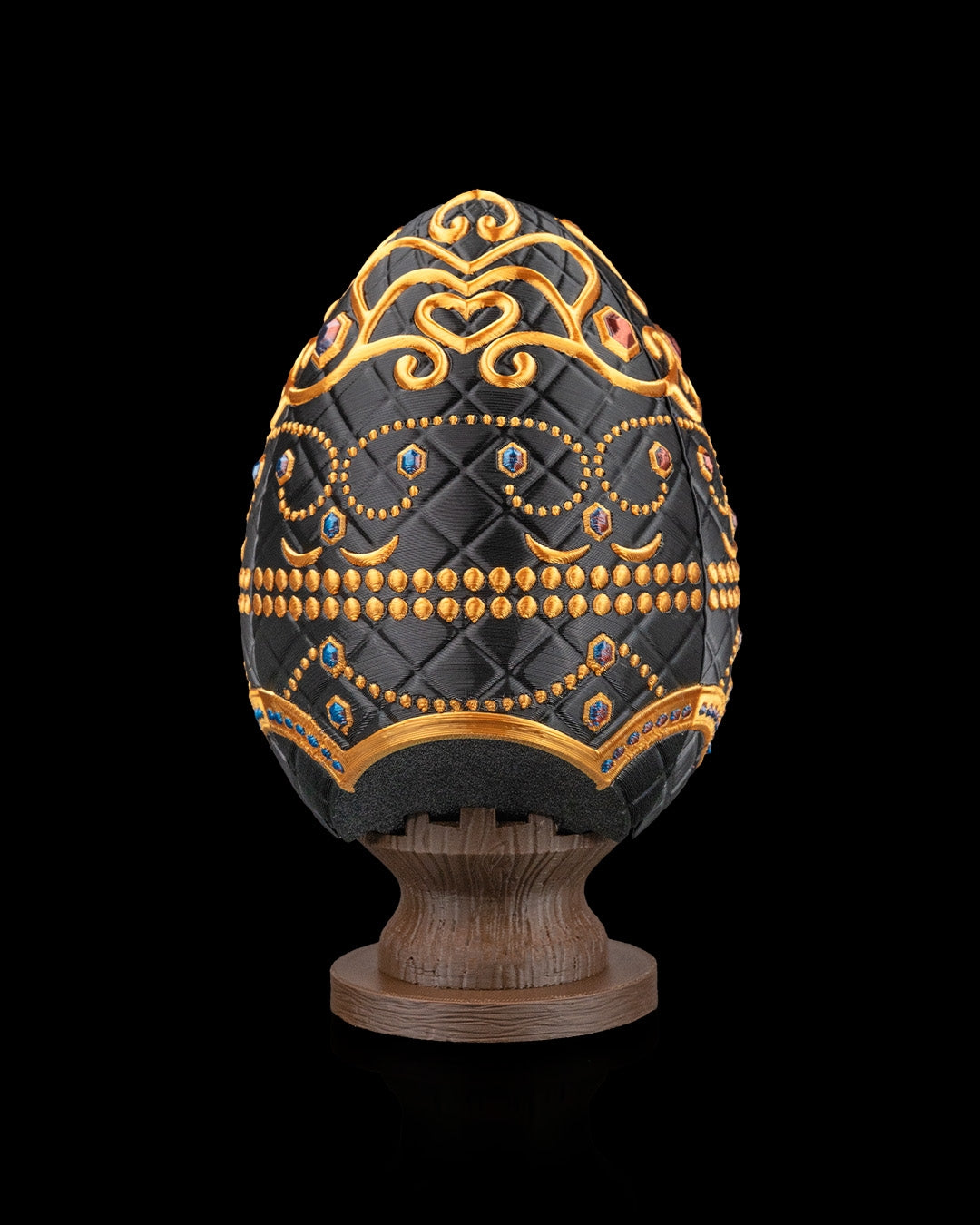 Ou Opulent Hatch - Cutie Decorativă Stil Fabergé Imprimată 3D