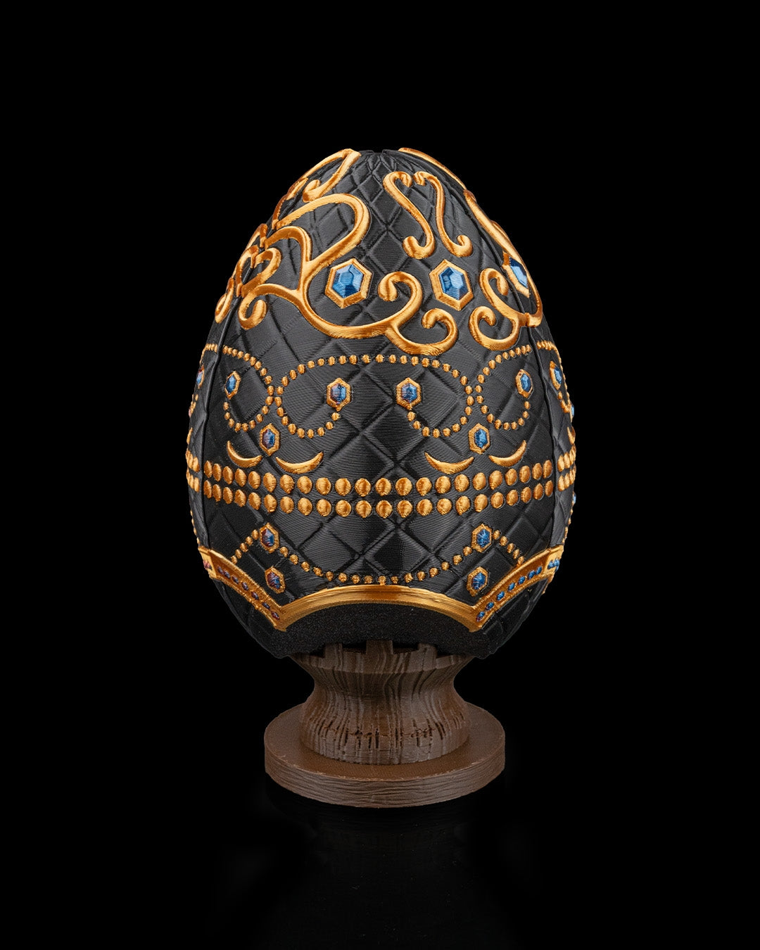 Ou Opulent Hatch - Cutie Decorativă Stil Fabergé Imprimată 3D