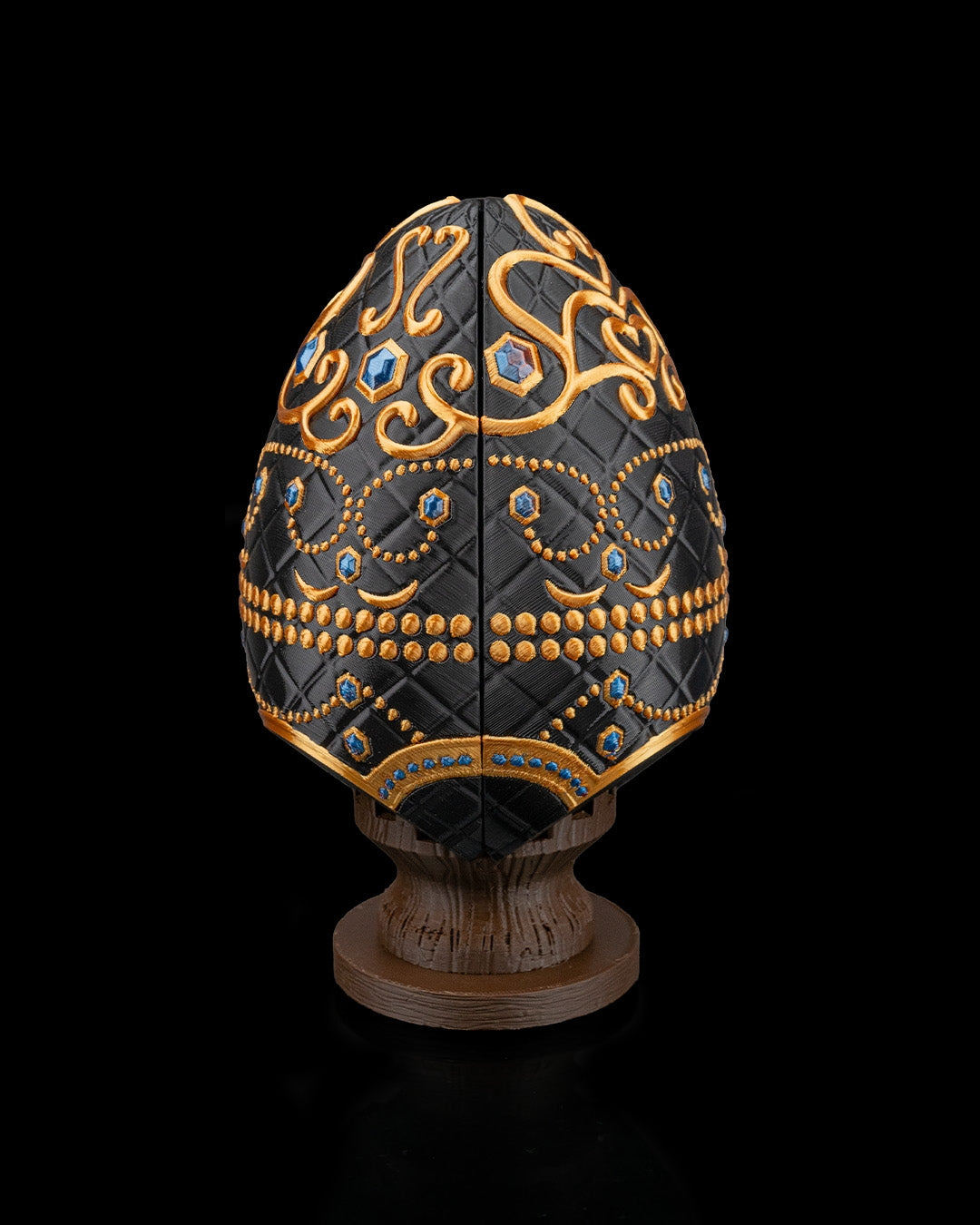 Ou Opulent Hatch - Cutie Decorativă Stil Fabergé Imprimată 3D