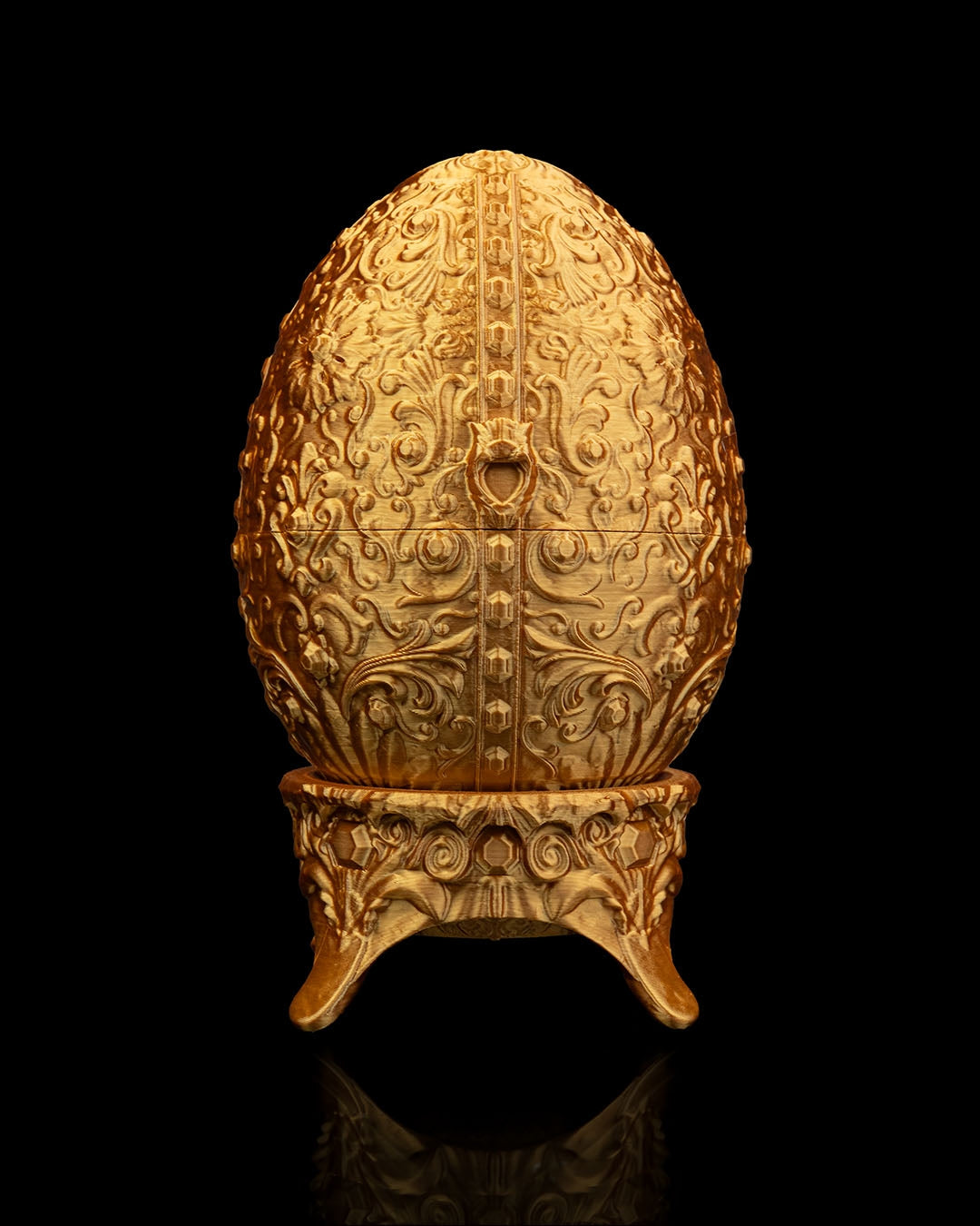 Cutie de Bijuterii Ou Sovereign Shell - Detalii Regale Imprimate 3D