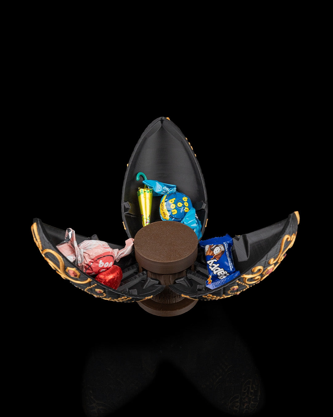 Ou Opulent Hatch - Cutie Decorativă Stil Fabergé Imprimată 3D