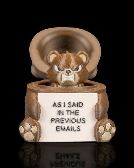 Steady Bear - Figurină 3D amuzantă