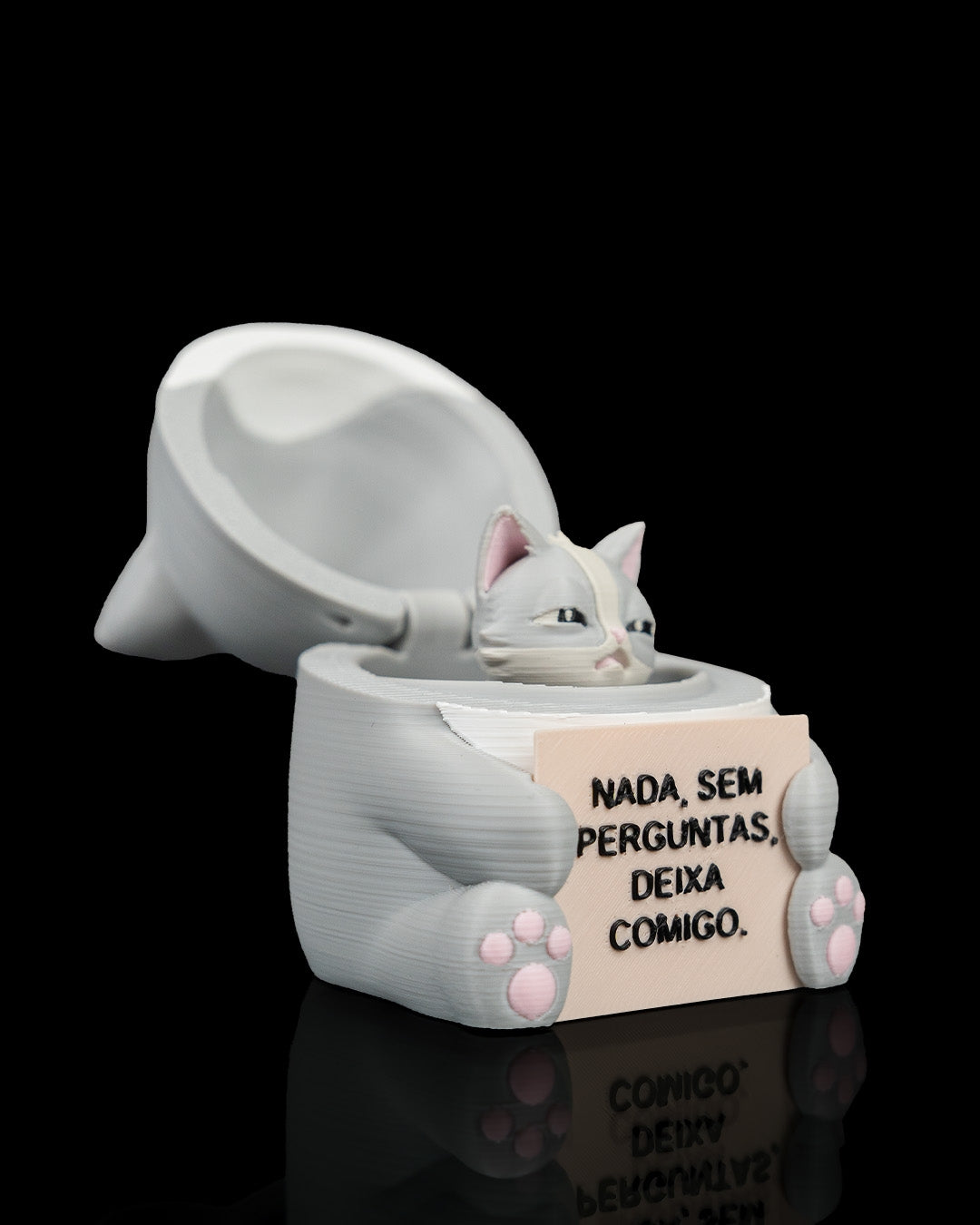 Fine Cat - Pisica 'No questions' cu Surpriză Interior