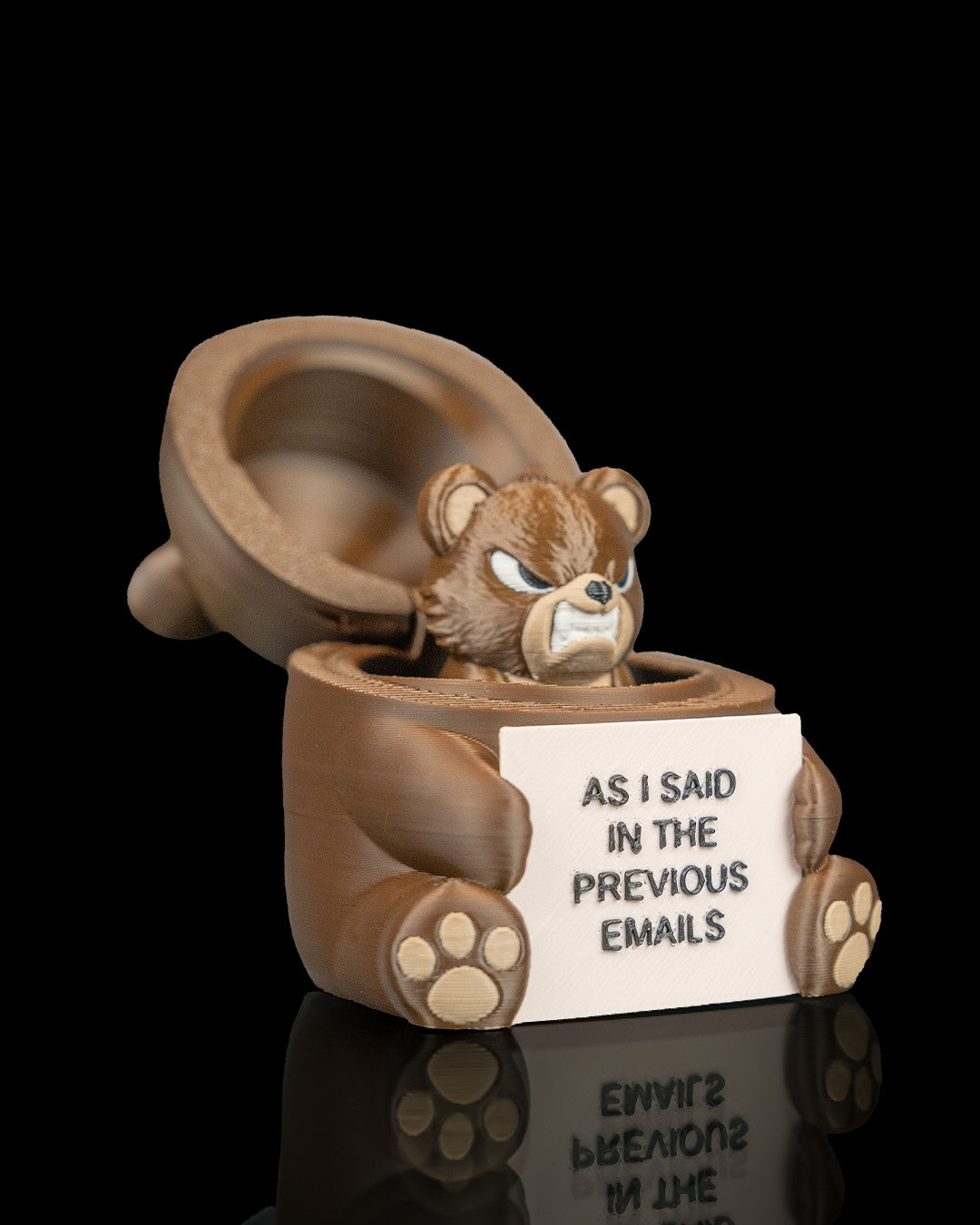 Steady Bear - Figurină 3D amuzantă
