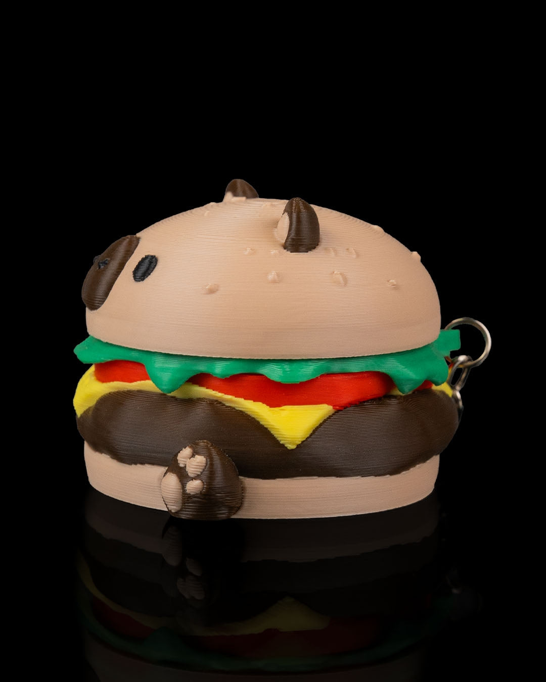 CapyBurger - Breloc Capybara Hamburger