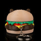 CapyBurger - Breloc Capybara Hamburger