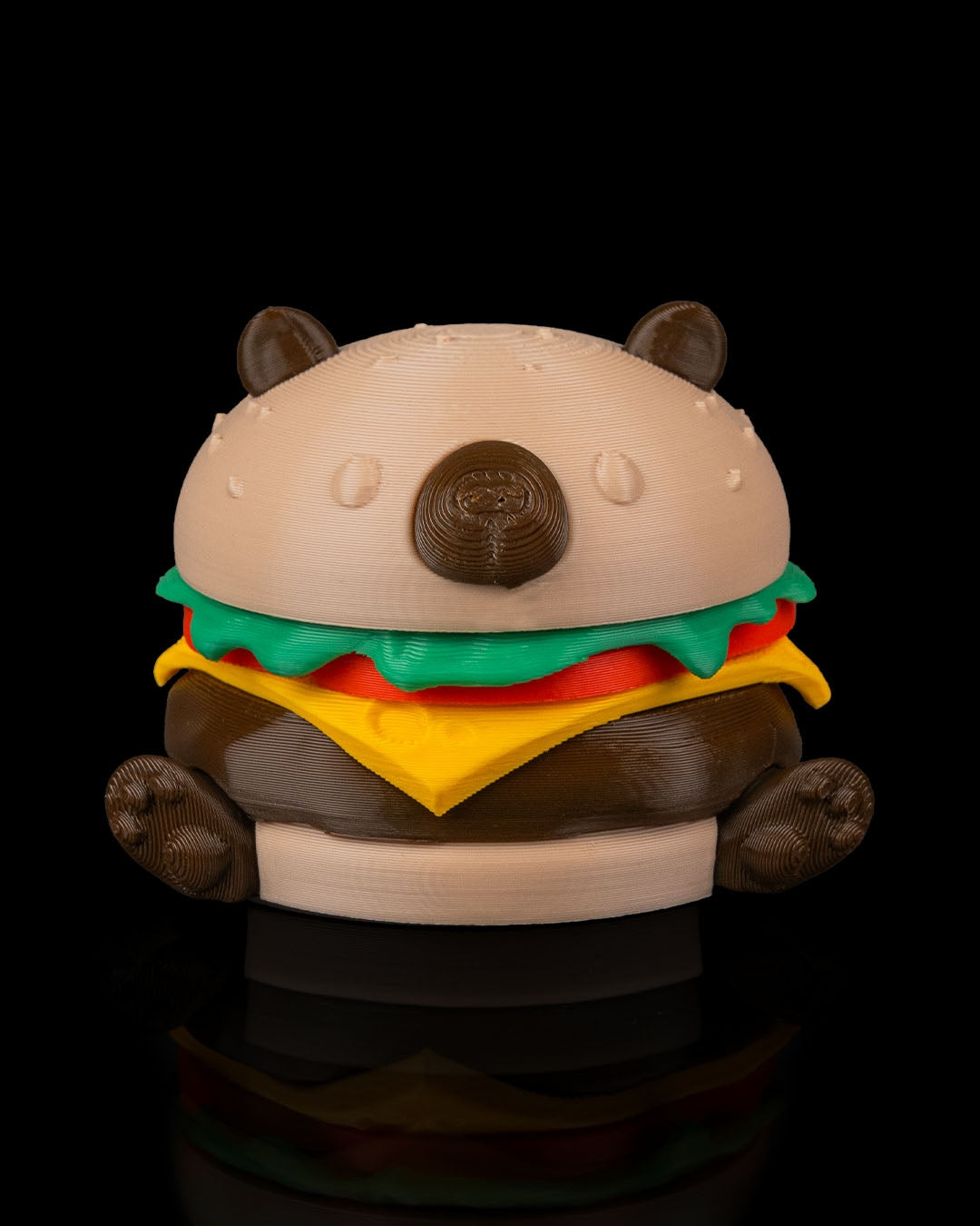 CapyBurger - Breloc Capybara Hamburger