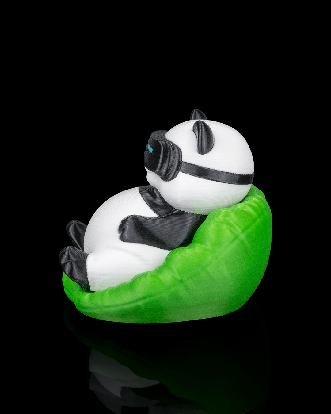 Chubby Panda - Figurină Decorativă/Breloc
