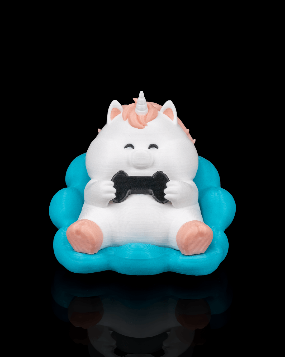 Chubby Unicorn - Figurină Decorativă/Breloc