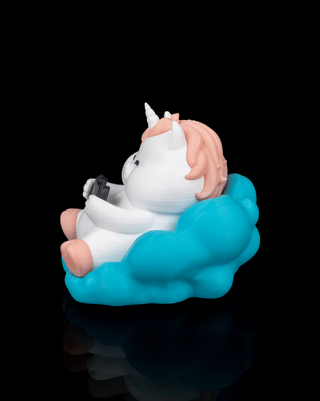 Chubby Unicorn - Figurină Decorativă/Breloc