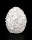 Daisy Bloom - Container Elegant în Formă de Ou cu Flori 3D