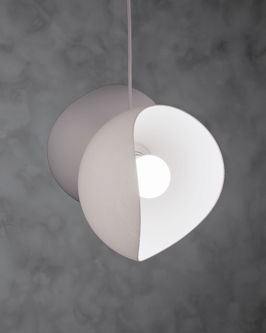 Lustră Eclipse Pendant Light - Design Organic Minimalist Imprimat 3D