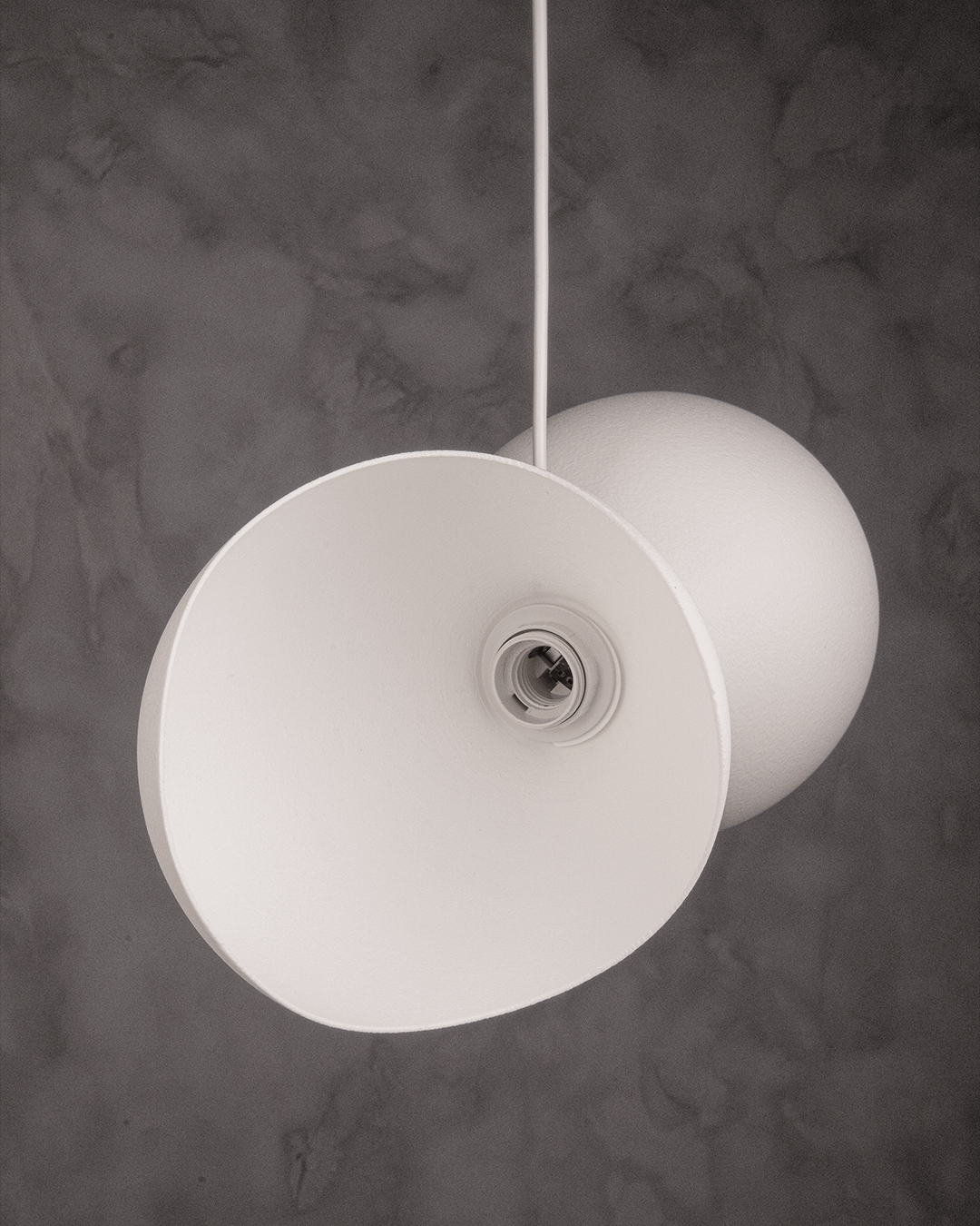 Lustră Eclipse Pendant Light - Design Organic Minimalist Imprimat 3D