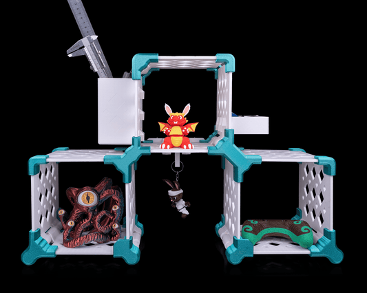 Sistem rafturi modulare "Floating Cubes"