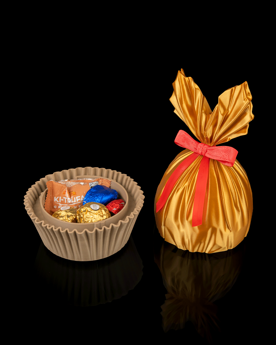 Golden Treat - Container Decorativ și Elegant Imprimat 3D