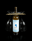 Suport de Vin + Pahare de Vin "Frunză de Viță-de-vie"