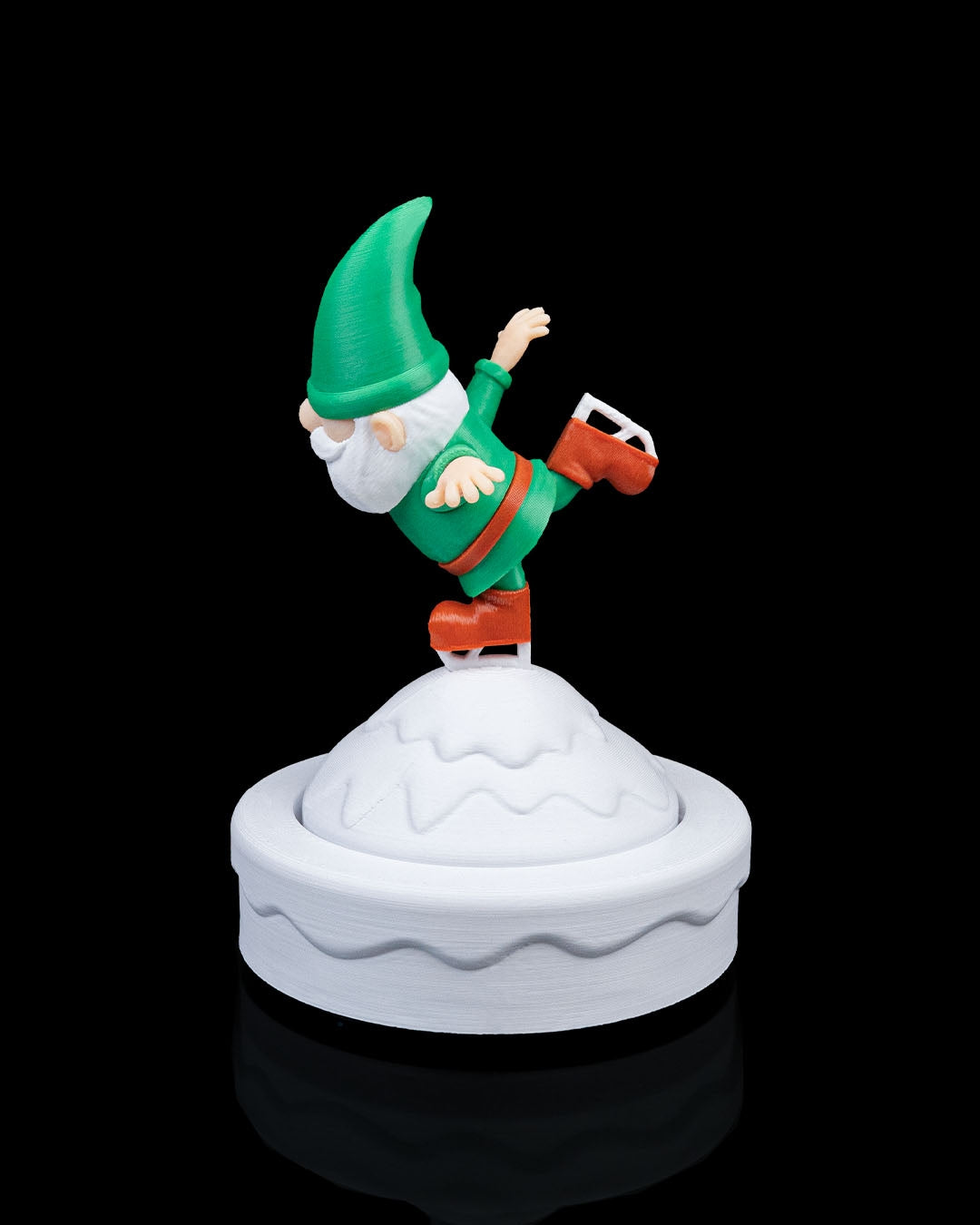 Figurină Gnom Patinator "Let It Gnome"