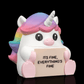 Lovely Unicorn: Totul e Bine! Figurină cu Mesaj și Cutie Secretă