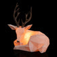 Ren Lowpoly - Decorațiune Luminoasă cu Design Minimalist