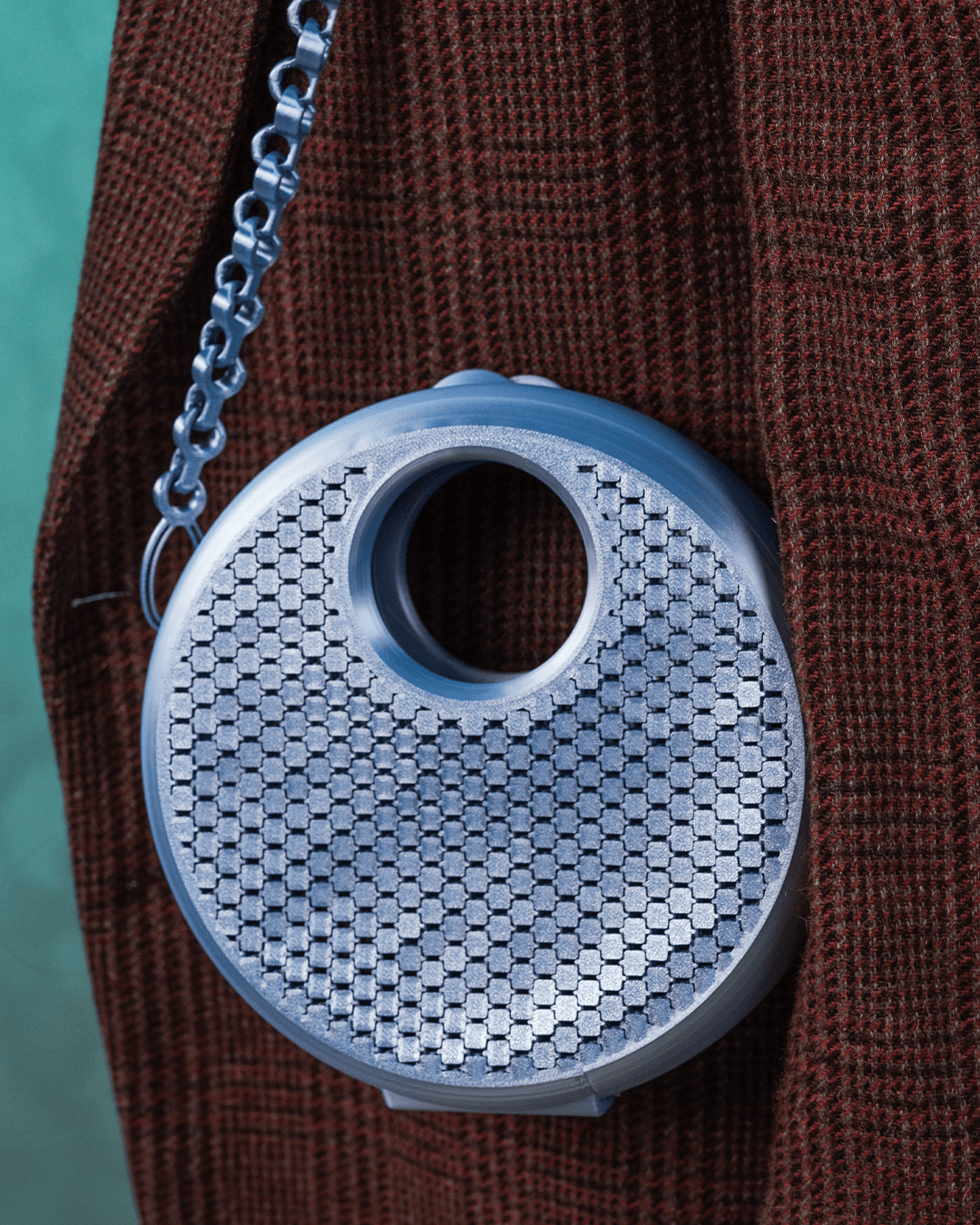 Luna - Poșetă Futuristică cu Design Geometric Imprimat 3D