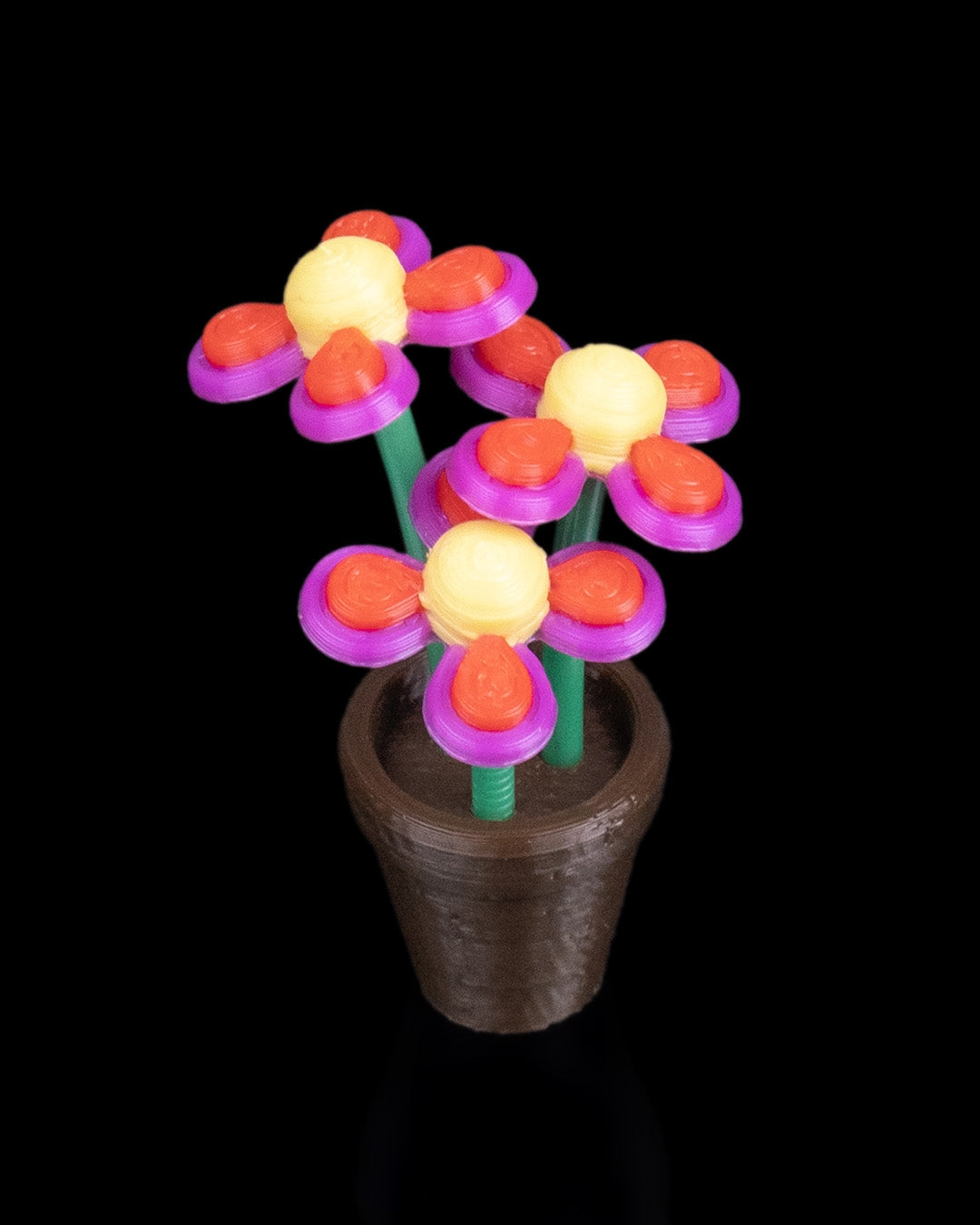 Mini Ghiveci de Flori - Magneți de frigider