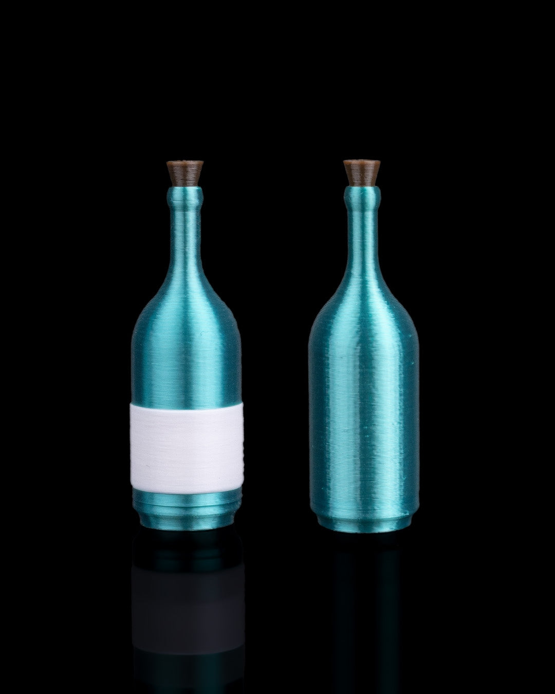 Lădiță cu Sticle de Vin - Magneți de frigider