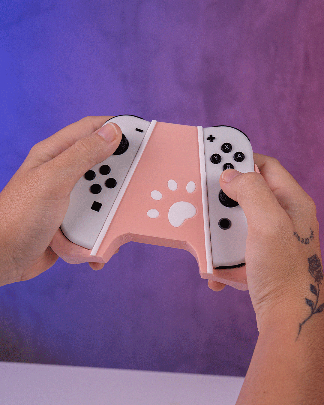Suport Ergonomic Pawprint - Dual Controller Grip pentru Joy-Con