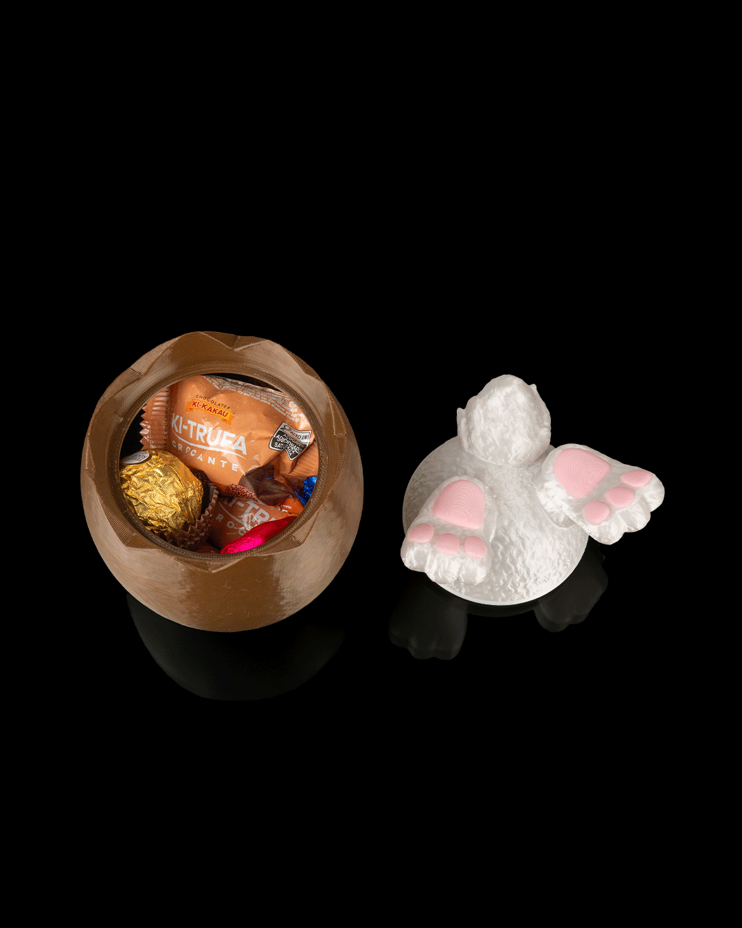 Peeky Bunny - Container Surpriză de Paște în Formă de Ou