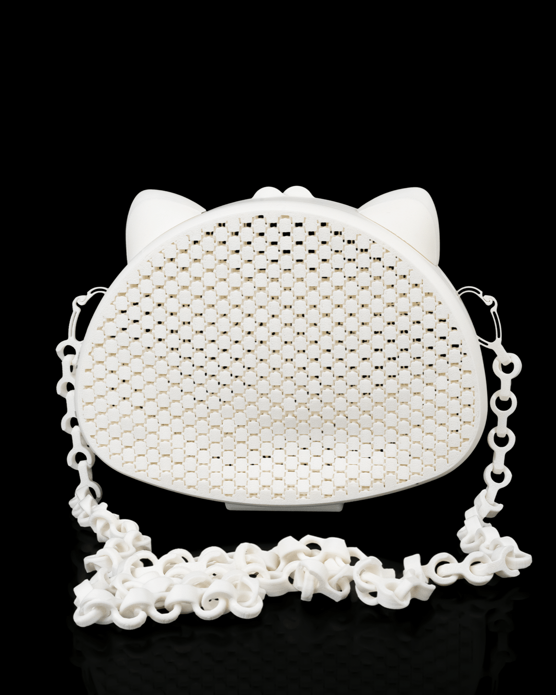 Purrse - Poșetă Imprimată 3D cu Urechi de Pisică