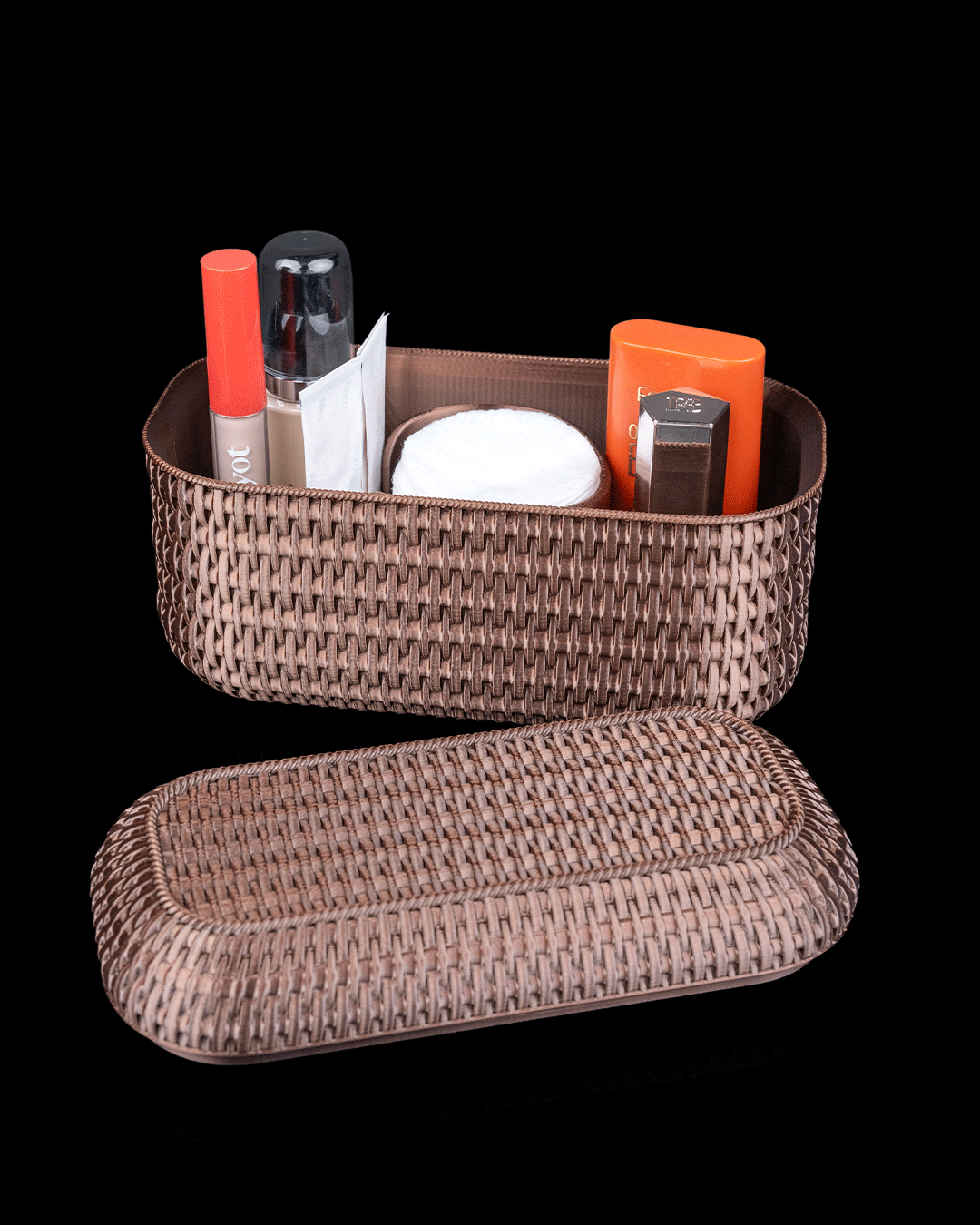 Set Organizator de Baie "Rattan Retreat"