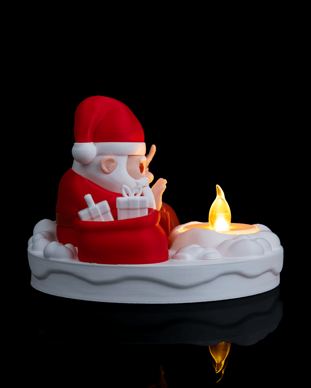 Santas Bonfire - Moș Crăciun și Renul la Focul de Tabără