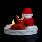Santas Bonfire - Moș Crăciun și Renul la Focul de Tabără