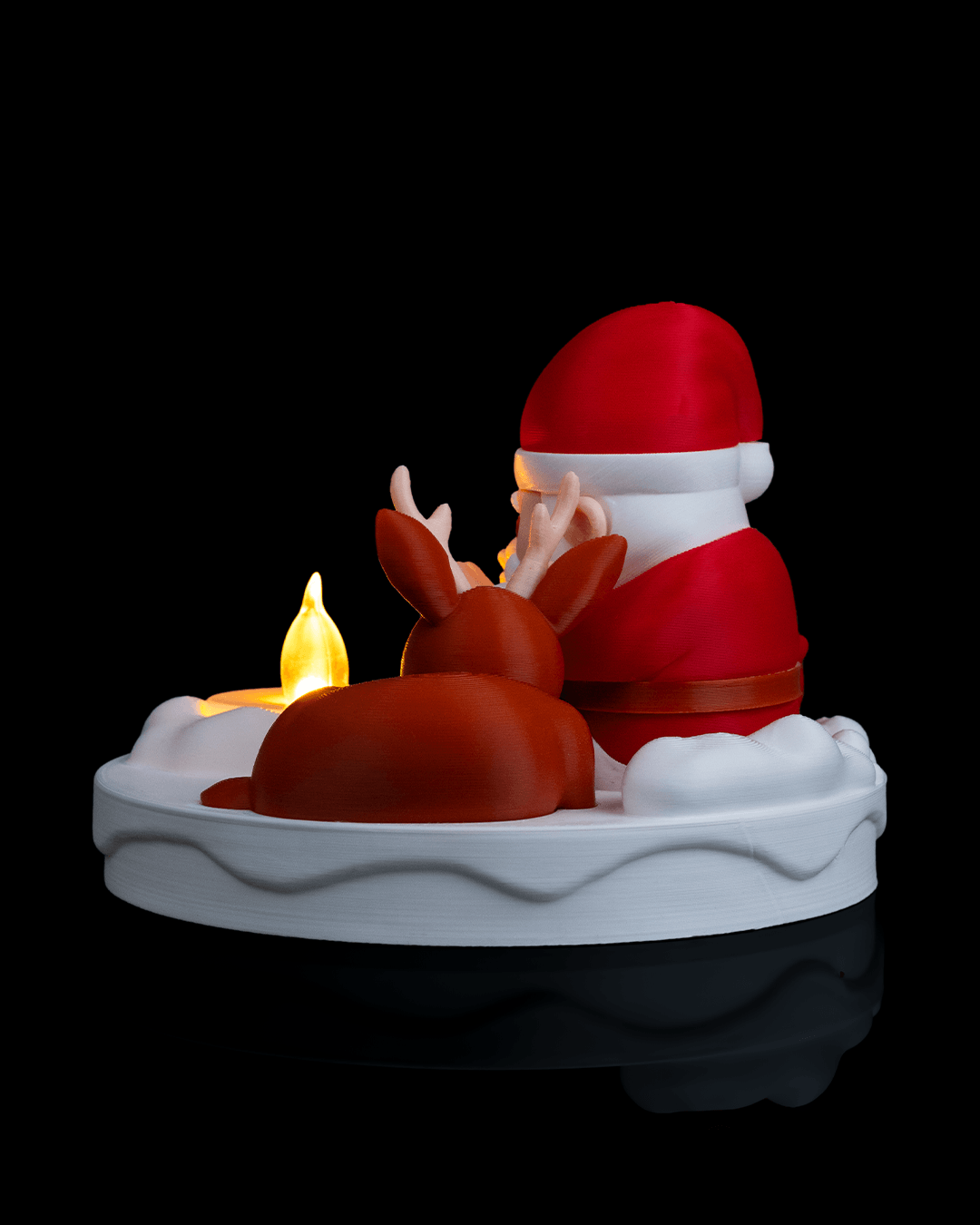 Santas Bonfire - Moș Crăciun și Renul la Focul de Tabără