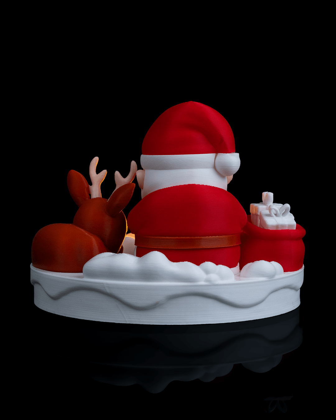 Santas Bonfire - Moș Crăciun și Renul la Focul de Tabără