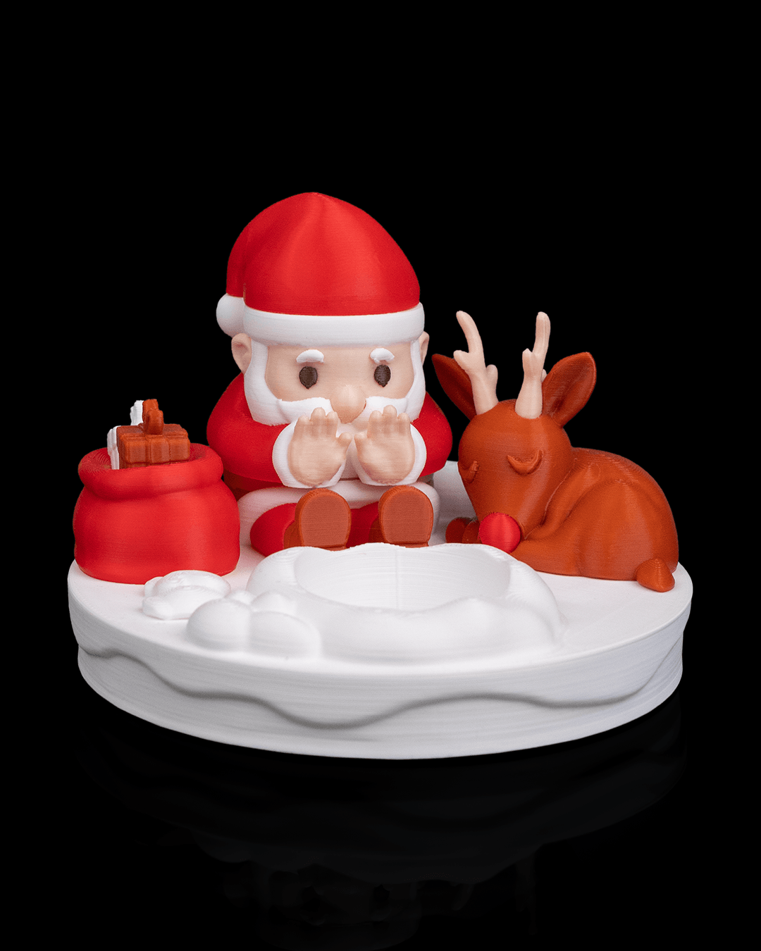Santas Bonfire - Moș Crăciun și Renul la Focul de Tabără