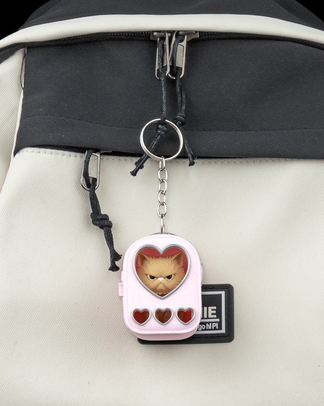Breloc Sweetheart Pack cu Pisică Persană Morocănoasă