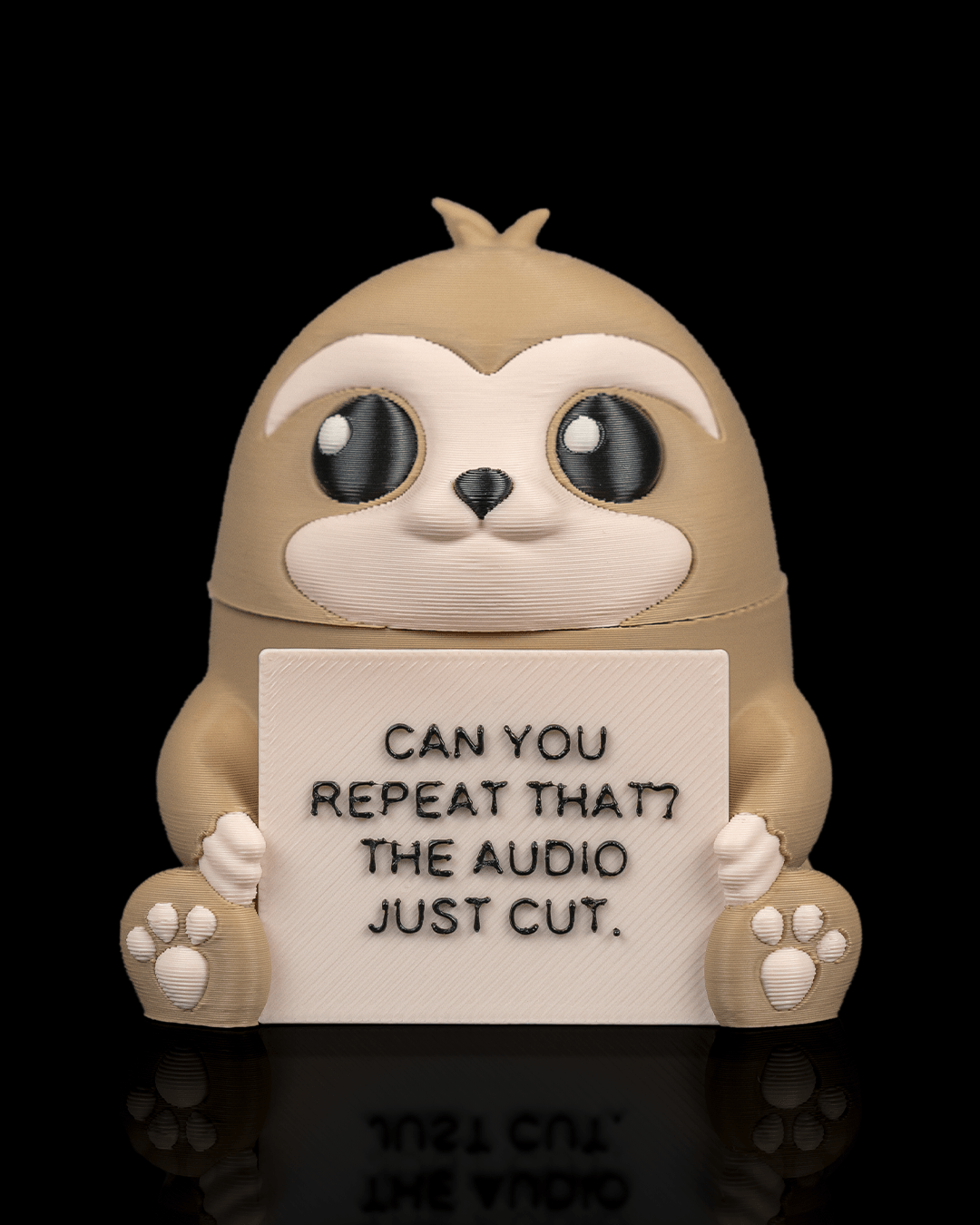 Figurină 3D Unbothered Sloth – Leneșul Amuzant cu Compartiment Secret