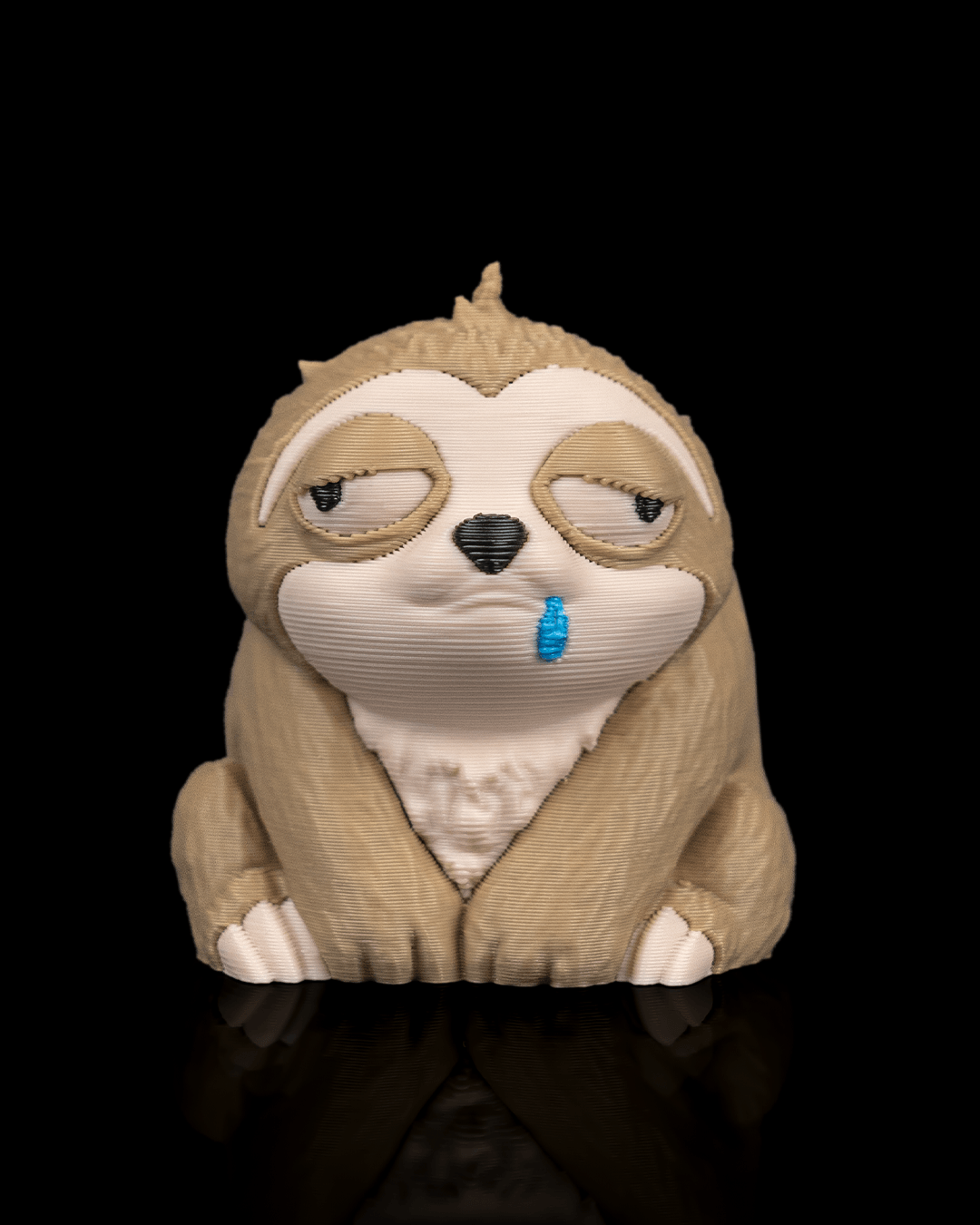 Figurină 3D Unbothered Sloth – Leneșul Amuzant cu Compartiment Secret