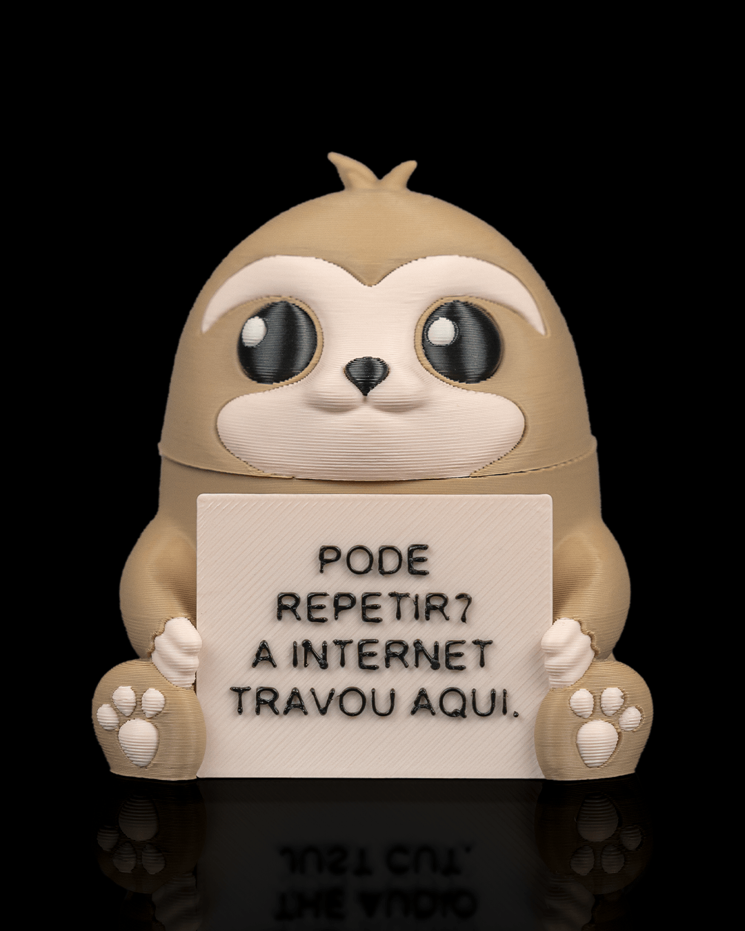 Figurină 3D Unbothered Sloth – Leneșul Amuzant cu Compartiment Secret