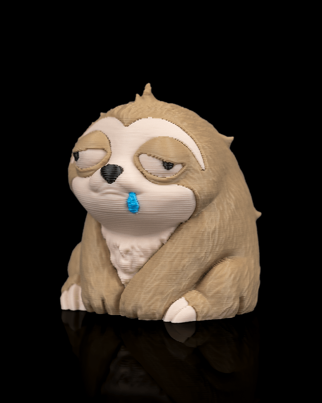 Figurină 3D Unbothered Sloth – Leneșul Amuzant cu Compartiment Secret