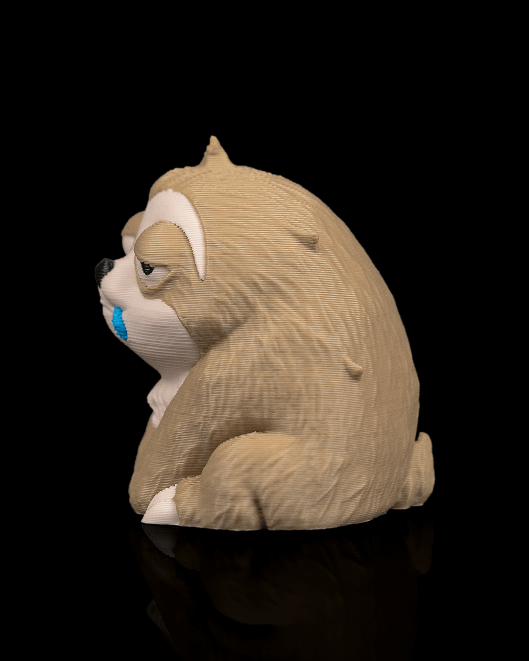 Figurină 3D Unbothered Sloth – Leneșul Amuzant cu Compartiment Secret